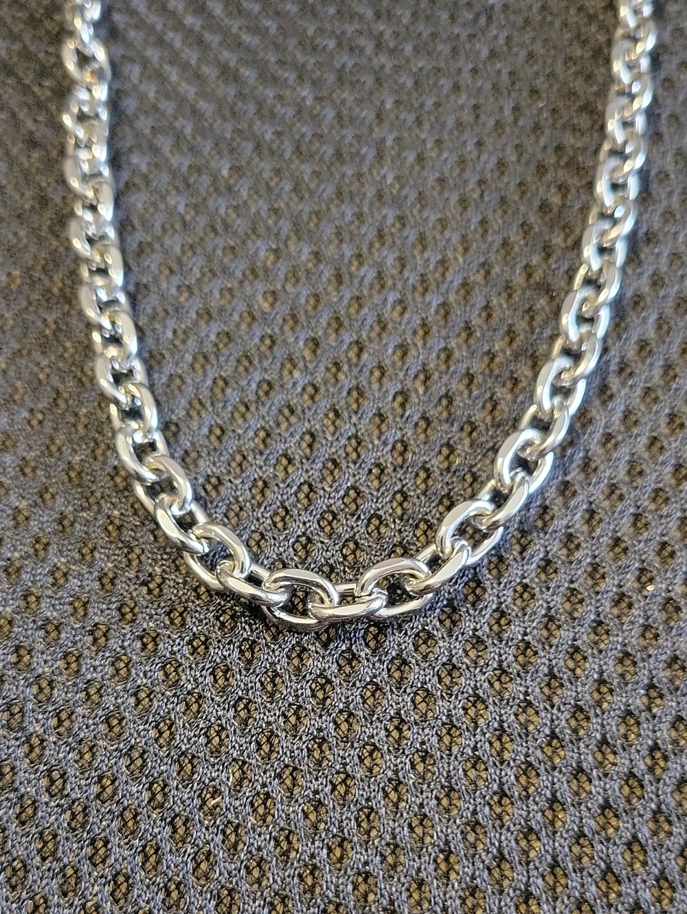 Classic Silver Chain Necklace - Women's Jewelry 20in - Picture 3 of 3